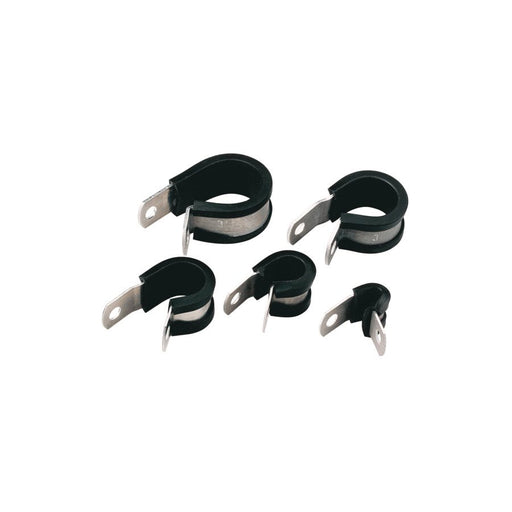 HellermannTyton - Befestigungsschelle für Kabel/Rohre Befestigungsschelle ALU34C-ALUCR-NABK-L1 Gr.34C − 50 Stück