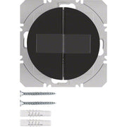 Berker - Bussystem-Hand-/Wandsender KNX-Funk Wandsender 2fach 85656131 schwarz glänzend