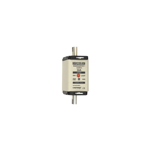 Mersen - Messersicherung NH-Sicherungseinsatz SG NH00GG69V50-1 Gr.00 gG 50A/690V KM − 3 Stück