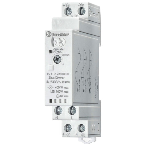 Finder - Dimmer elektronisch 15.11.8.230.0400 230VAC, 400W, Slave