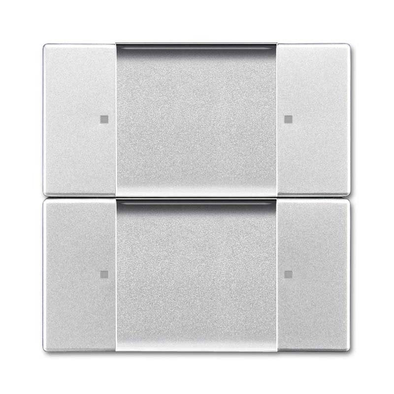 Busch-Jaeger - Funkempfänger Bedienelement 6736-83 alu silber