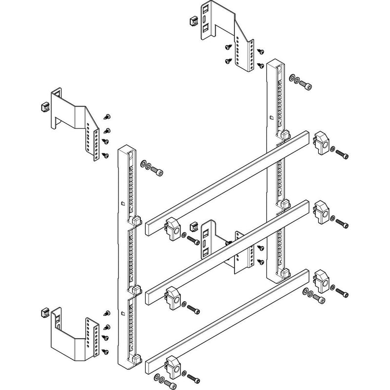 ABN - Verteilerfeld für Installationsverteiler Sammelschienen-Modul MFSC25963 flach 2FB/5RE