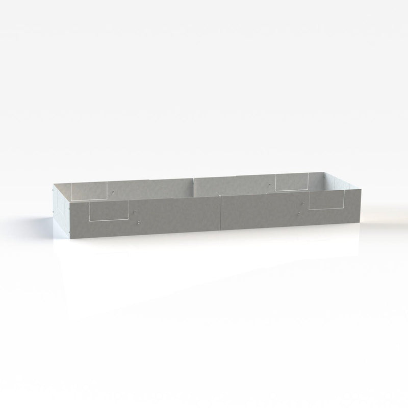 Helios Ventilatoren - Sockel/Sockelelement (Schaltschrank) Sockelblende KWL-SB 800 S Stahlblech verzinkt