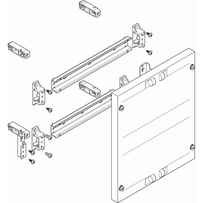 ABN - Verteilerfeld für Installationsverteiler ESPRO-Modul MF1210 flach BxH:250x300mm