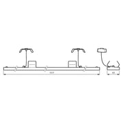 Philips Lighting - Mechanisches Zubehör/Ersatzteile für Leuchten Blindabdeckung LL515Z BC UNIV WH − 1 Stück