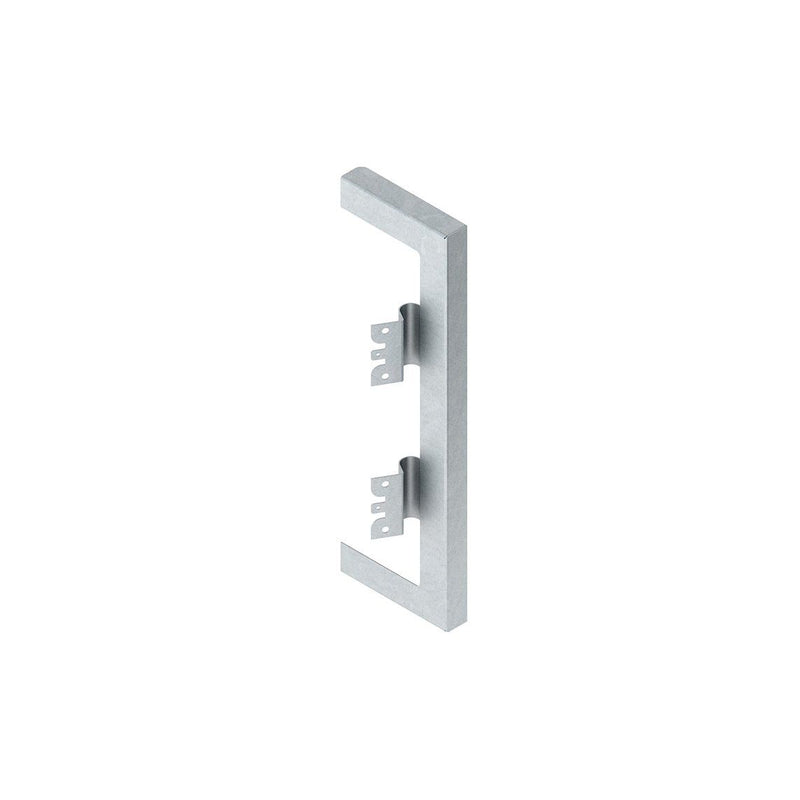 Niedax - Wandanschlussblende für Geräteeinbaukanal GK-Wandabschlussblende DWB 220T80 S doppelzug 261x80mm
