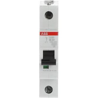 ABB Stotz S&J - Leitungsschutzschalter Sicherungsautomat S201-B20 6kA 20A B 1p