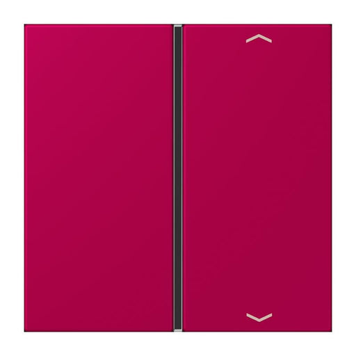 Jung - Abdeckung/Bedienelement für Installationsschalterprogramme Taste 1fach m. Pfeilsymb. LC 401 TSAP 230 rouge rubia