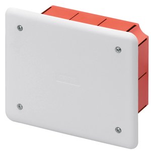 Gewiss - Dose, Gehäuse für Montage in der Wand/Decke Abzweig-u.Anschlußkasten GW48002 Deckel in ws