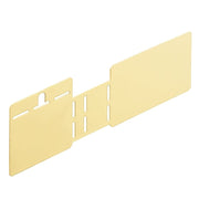 Weidmüller - Komponente für Erdung/Potentialausgleich (Schaltschrank) Erdungsplatte KLIPPON COPL 081606 33,5mm, Messing − 5 Stück
