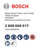 Bosch - Trenn-/Schleifscheibe PRO Metal Schleifscheibe, 2608600017 100 x 6 x 16 mm