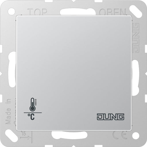 Jung - Bussystem-Raumtemperaturregler KNX Objektregler alu A 2178 ORTS AL mit int.Busankoppler