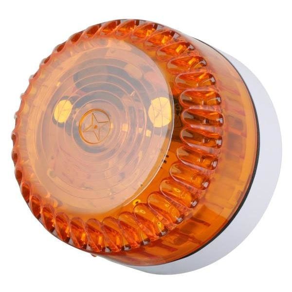 Hekatron Vertriebs - Blitzleuchte Signalgeber Optisch Solex A/SW/10C bernstein, Sockel ws