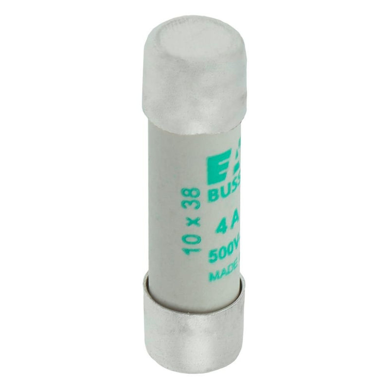 Eaton - Zylindrische Sicherung Sicherungseinsatz Nieders. C10M4 4A AC 500V 120kA − 10 Stück