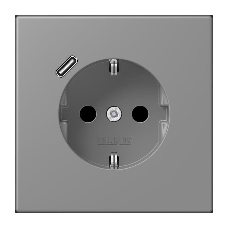 Jung - Steckdose SCHUKO Steckdose LC 1520-18C 203 gris 31 (32011)