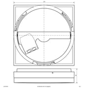 EVN Lichttechnik - Decken-/Wandleuchte LED-Anbauleuchte AD27254425 CCT Switch