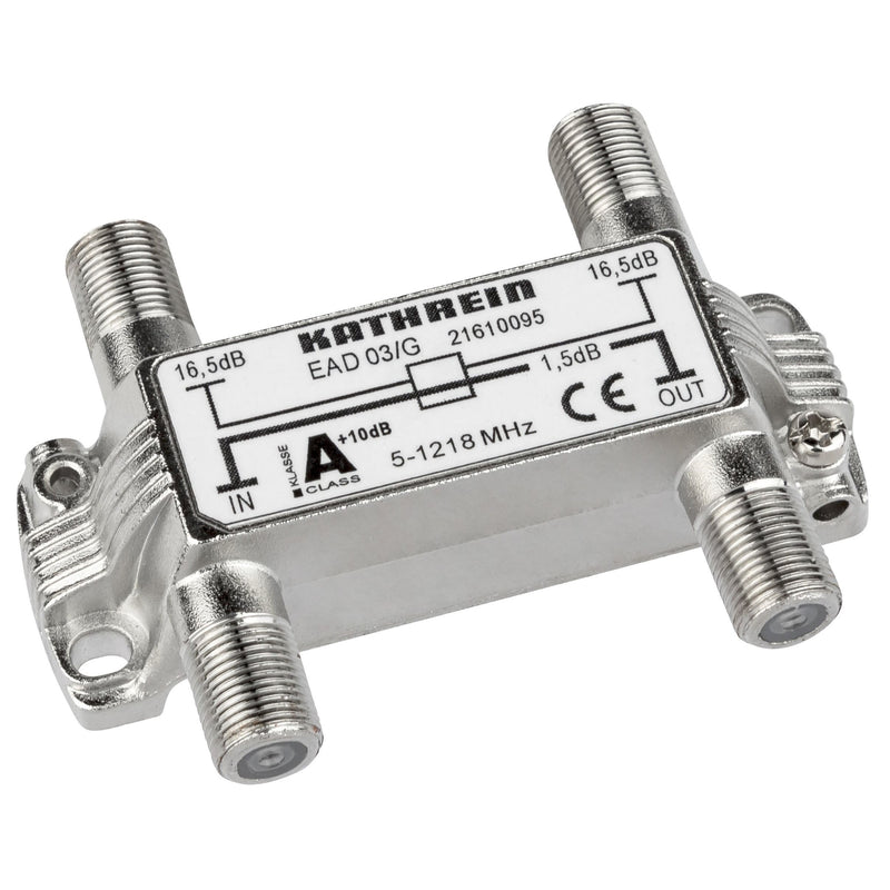 Kathrein - Abzweiger und Verteiler F-Abzweiger 2f. EAD 03/G 5-1218 MHz 16dB
