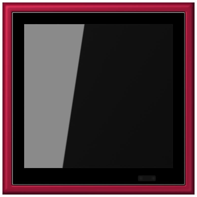 Jung - Bussystem-Mehrfach Bediengerät KNX Raumcontroller LC 459 D1 S 229 rouge carmin