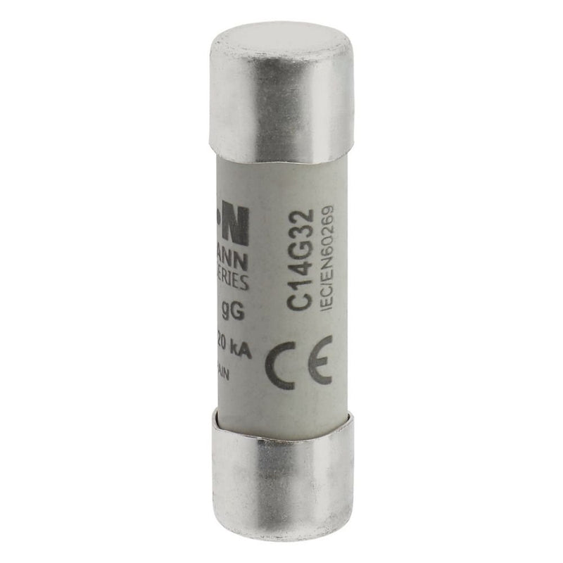 Eaton - Zylindrische Sicherung Sicherungseinsatz Nieders. CYLINDRICA#C14G32 32A AC 500V 120kA − 10 Stück