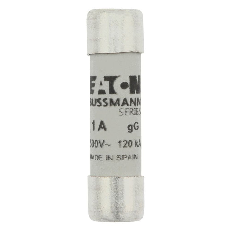 Eaton - Zylindrische Sicherung Sicherungseinsatz Nieders. C10G1 1A AC 500V 120kA − 10 Stück