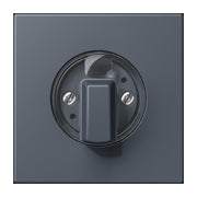 Jung - Abdeckung/Bedienelement für Installationsschalterprogramme Abdeckung für Drehschalter LC 1941 262 gris fonce 59