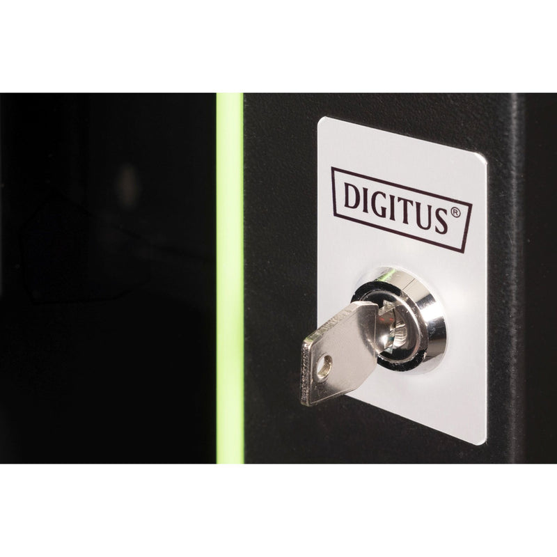 DIGITUS - Netzwerk-/Serverschrank Wandgehäuse 12HE DN-19 12-U-SW 643x600x450