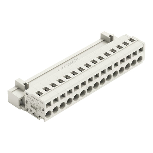 WAGO - Kabelsteckverbinder für Leiterplattensteckverbinder 1-Leiter-Stiftleiste 721-615 CAGECLAMP,2,5mm²,lgr − 25 Stück