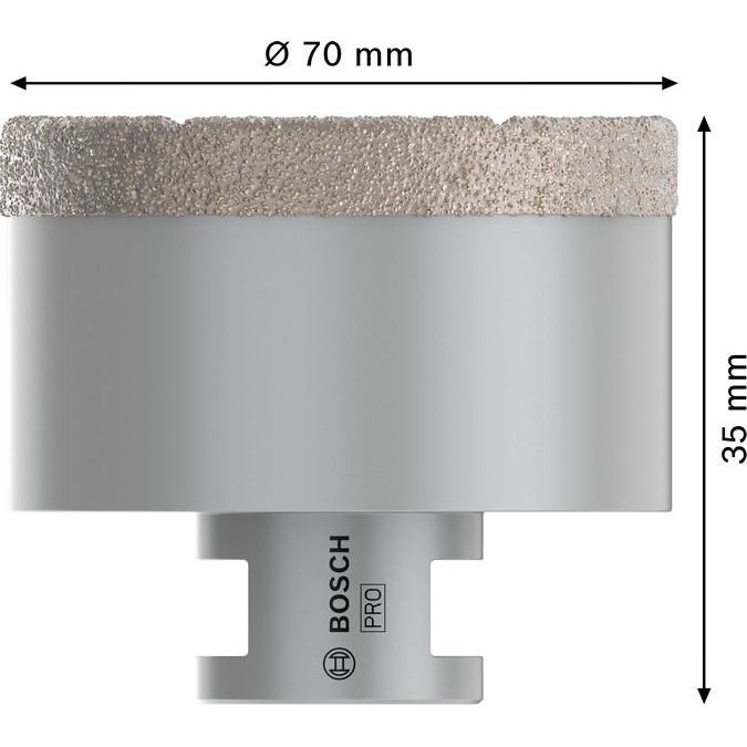 Bosch - Bohrer PRO Ceramic dry 2608587132 Trockenbohrkrone 70