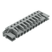 WAGO - Leiterplattensteckverbinder THT-Federleiste abgewink. 232-240/047-000 Rastermaß 5mm,grau − 25 Stück