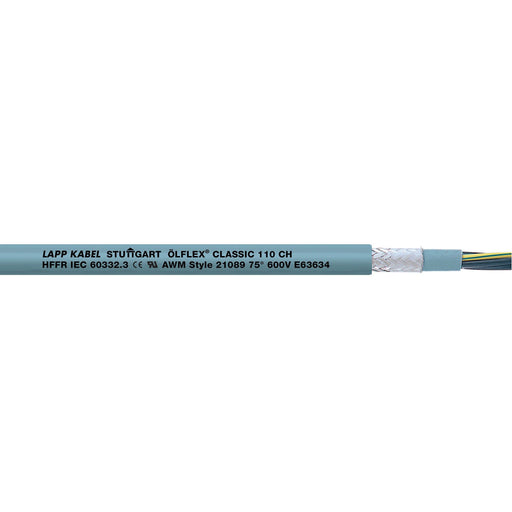 Lapp Kabel&Leitung - Energiekabel < 1 kV, für ortsveränderlichen Einsatz ÖLFLEX CLASSIC 110 CH 10035093 12G2,5
