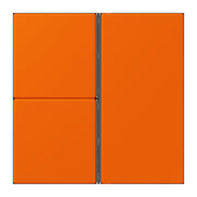 Jung - Abdeckung/Bedienelement für Installationsschalterprogramme Tastensatz 3fach LC 403 TSA 224 orange