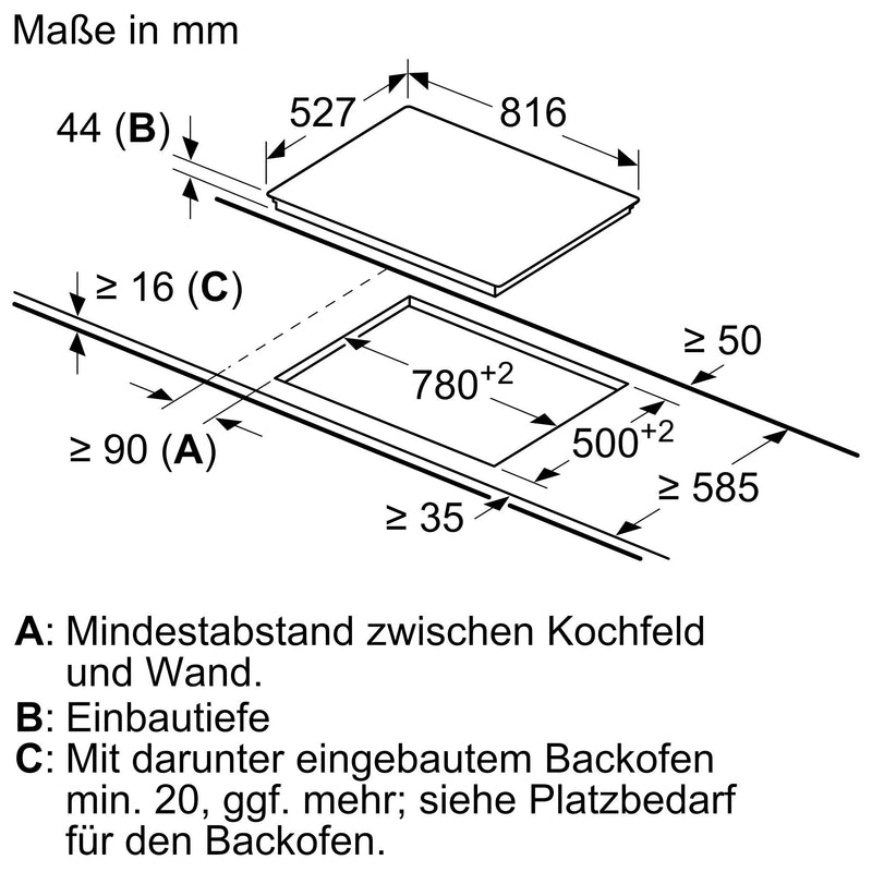 Bosch - Kochfeld EB-Autark-Kochfeld PKM875DP1D Serie8