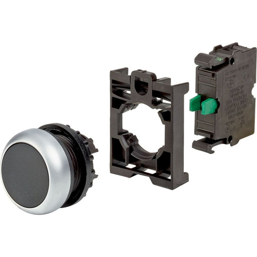 Eaton - Frontelement für Drucktaster Drucktaste RMQ-Titan M22-D-S-K10-BVP flach tastend schw