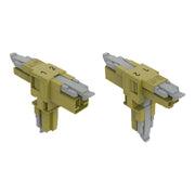 WAGO - Kompaktverteiler für steckbare Gebäudeinstallation T-Verteiler 2-polig 890-1702 Kod. B,hellgrün − 25 Stück