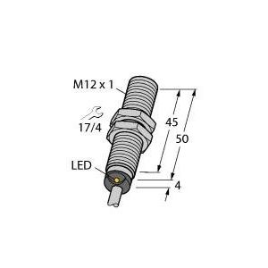Turck - Induktiver Näherungsschalter Sensor BI3-M12-AD4X induktiv − 1 Stück
