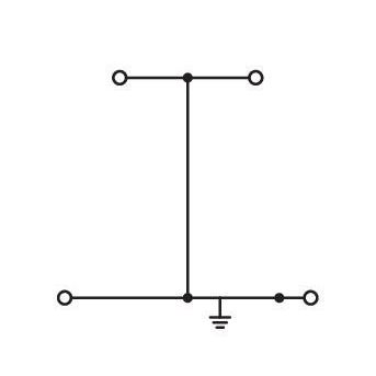 WAGO - Schutzleiter-Reihenklemme Doppelstockklemme 279-507 1,5 mm²,grün-gelb − 50 Stück