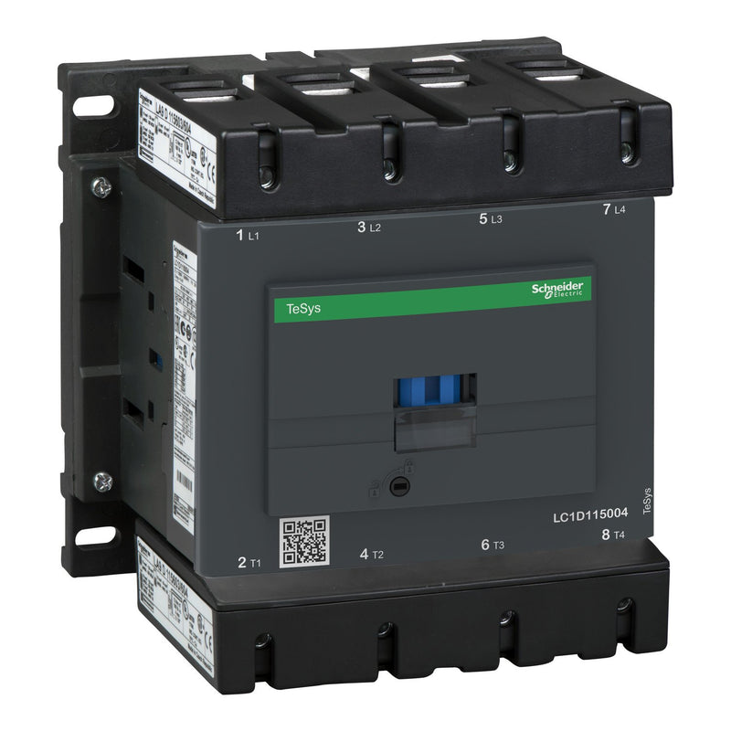 Schneider Electric - Leistungsschütz zum Schalten von Wechselstrom Leistungsschütz LC1D115004FD 4-polig − 1 Stück