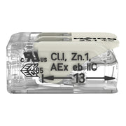 WAGO GmbH & Co. KG - Steckklemme COMPACT-Verbindungsklemme 221-682 Ex e,transparent − 50 Stück