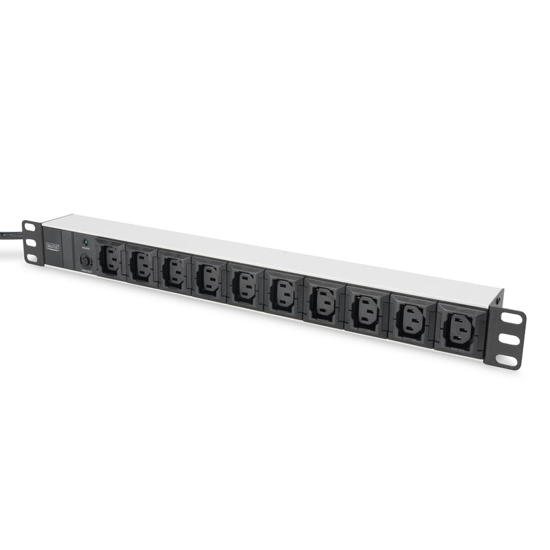 DIGITUS - Power distribution unit (PDU) DIGITUS Steckdosenleiste DN-95404 10fach IEC Alu 1HE