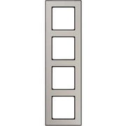 Peha - Abdeckrahmen Rahmen 4-fach D 20.674.222.192 Metal titan-psw