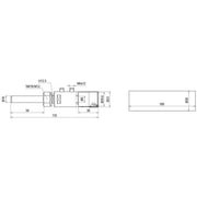 DEHN - Zubehör/Ersatzteile für Erdung und Blitzschutz Anschlusselement AE BO10 KF HVI 75 V2