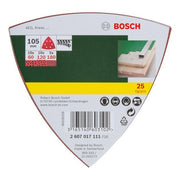Bosch - Schleifpapierset Schleifblatt-Set für 2607017111 Deltaschleifer 105