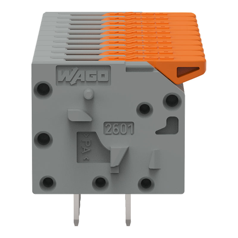 WAGO - Leiterplattenklemme 2601-1110 1,5mm²,gr − 50 Stück