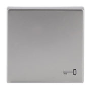 Busch-Jaeger - Abdeckung/Bedienelement für Installationsschalterprogramme Wippe mit Aufdruck 2520 TR-866 edelstahl