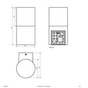 EVN Lichttechnik - Decken-/Wandleuchte Wandleuchte WRM172715 IP44