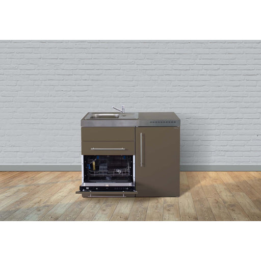 Stengel - Mini-Küche Miniküche Premiumline MPGSMM110KSGSIKFliBr Mokka metallic