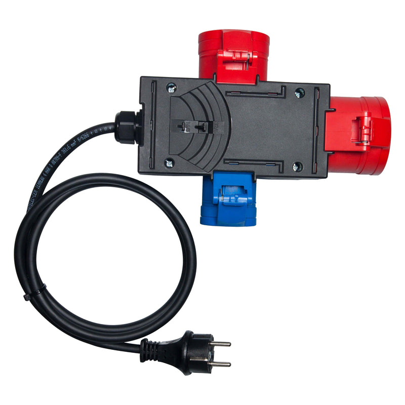 Benning - Adapter für Prüf- und Messgeräte Prüfadapter CEE 3-fach 044147