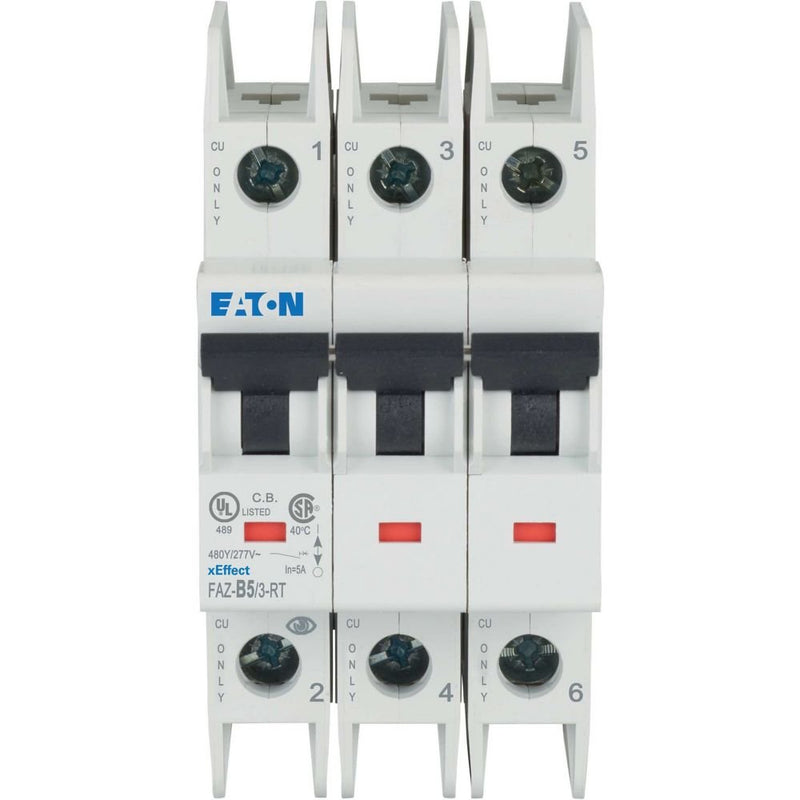 Eaton - Leitungsschutzschalter 3p. FAZ-B5/3-RT 5A Charakt.: B