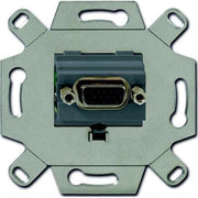 Busch-Jaeger - Einsatz/Abdeckung für Kommunikationstechnik VGA-Anschlussdose 0261/23 grau
