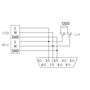 WAGO - Zubehör/Ersatzteile für Steuerungen CANopen-Stecker 750-963 D-Sub